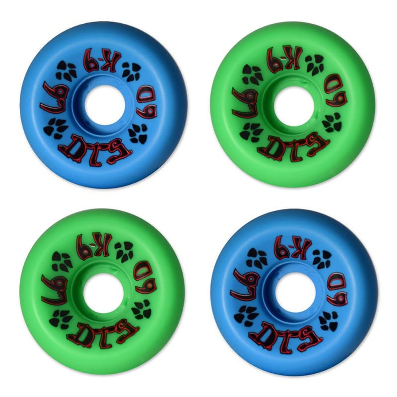 Dogtown K-9 80's 60mm 97a Skateboard Wheels