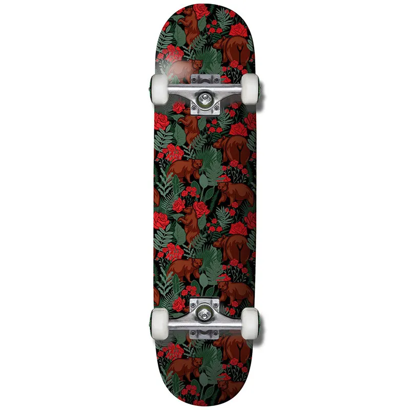 Grizzly Rose Garden 8.0" Skateboard Complete