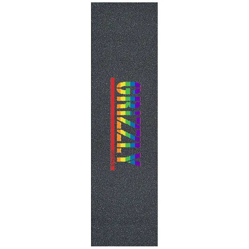 Grizzly Pride Stamp 9”  - Skateboard Griptape