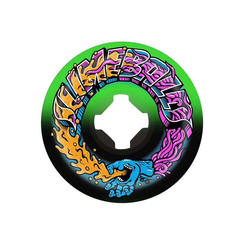 Santa Cruz Greetings Speed Balls Slime Balls 56mm 99A Skateboard Rollen