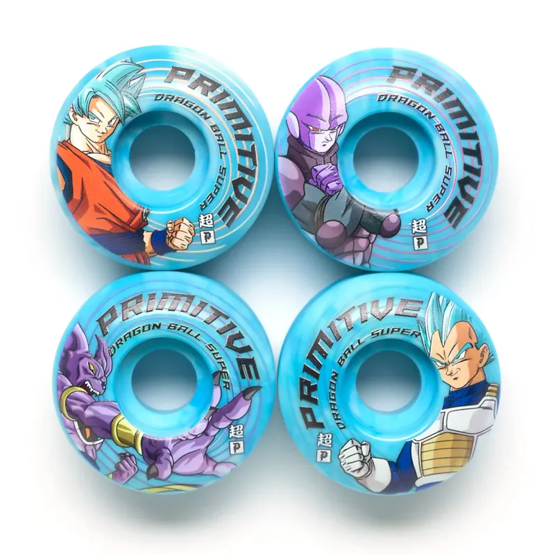 Primitive x DBS Survival Team 52mm 101a Skateboard Wheels