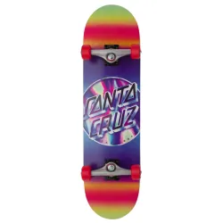 Santa Cruz Iridescent Dot Large 8.25" Skateboard Complete