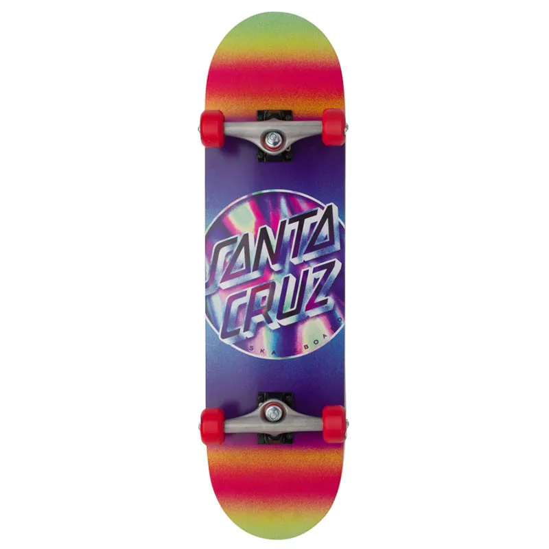 Santa Cruz Iridescent Dot Large 8.25" Skateboard Complete