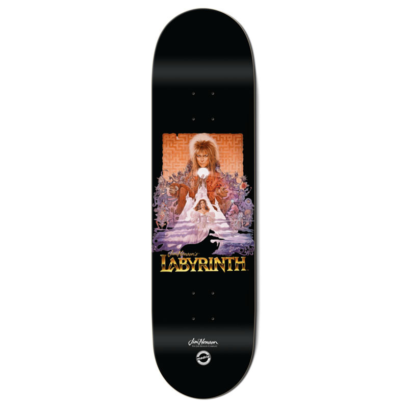 Madrid X Labyrinth Poster 8.25" Skateboard Deck
