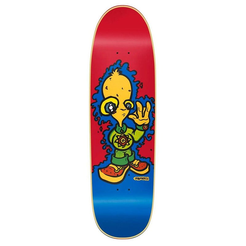 New Deal Montesi Alien Screen Printed 8.875" Skateboard Deck