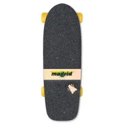 Madrid Marty Explosion Yellow 29" - Old School Skateboard Complete