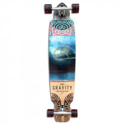 Gravity Drop Kick Rainbow Barrel 43" Longboard Complete