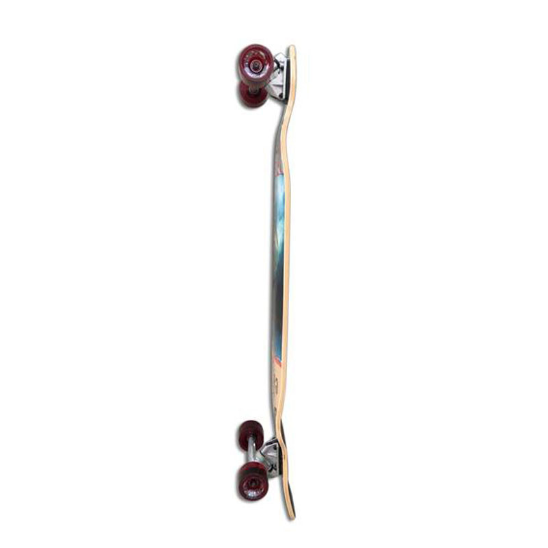 Gravity Drop Kick Rainbow Barrel 43" Longboard Complete