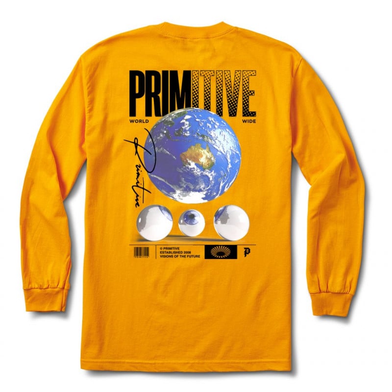 Primitive Worldwide Vision Long Sleeve T-shirt Primitive Worldwide Vision Long Sleeve T-shirt