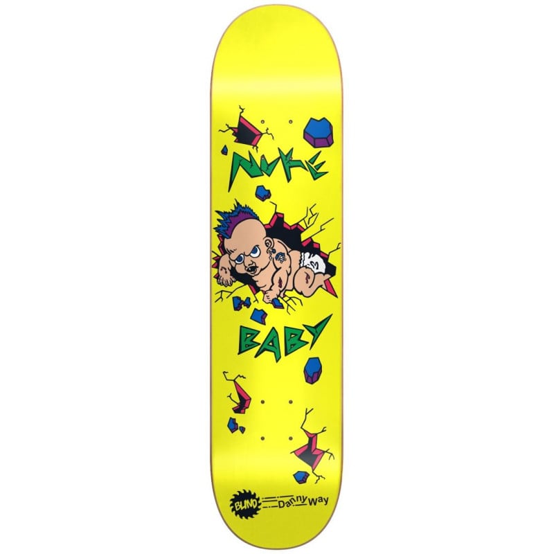 Blind Danny Way Nuke Baby HT Popsicle 8.375" Skateboard Deck
