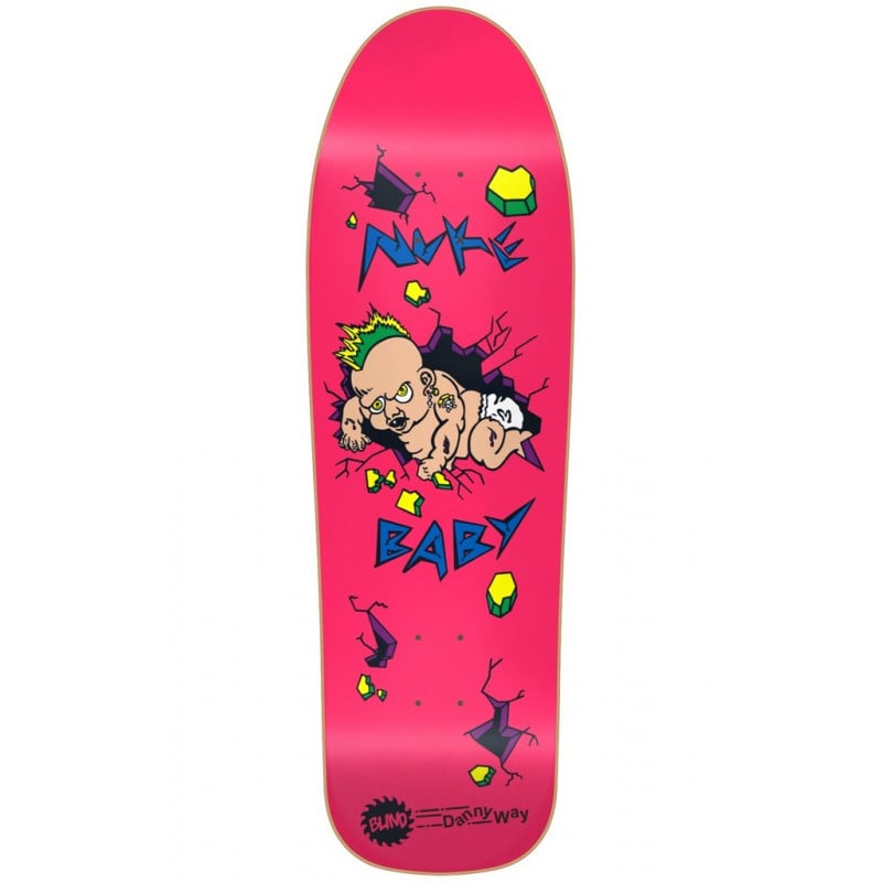 Blind Danny Nuke Baby Sp 9.7" Skateboard Deck at the Sickboards Longboard Shop