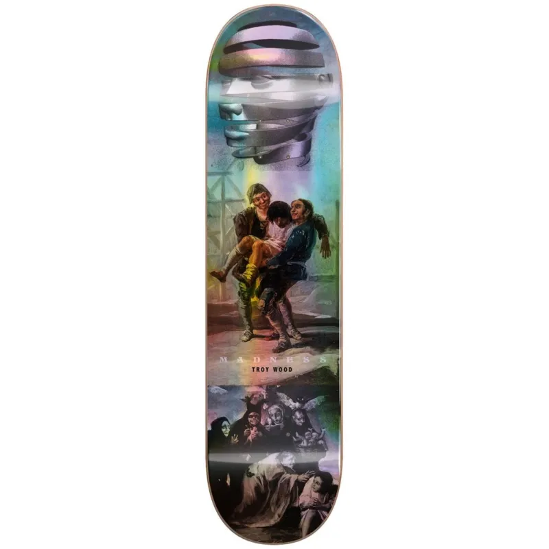 Madness Trey Blackout R7 Holographic 8.25" Skateboard Deck