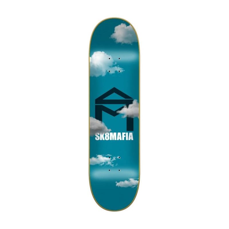 Sk8Mafia House Logo Clouds 8.0" Skateboard Deck