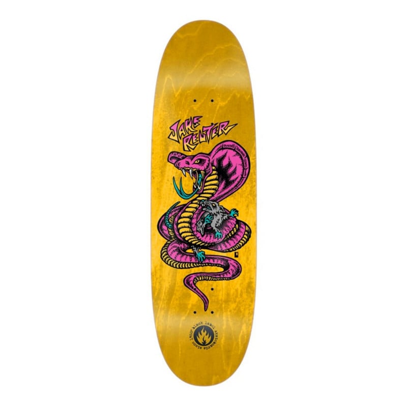 Black Label Reuter Snake & Rat 9" Old School Skateboard Deck