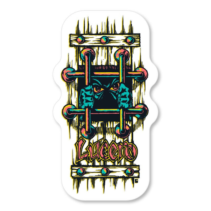 Black Label John Lucero OG Bars Large Sticker Black Label John Lucero OG Bars Large Sticker