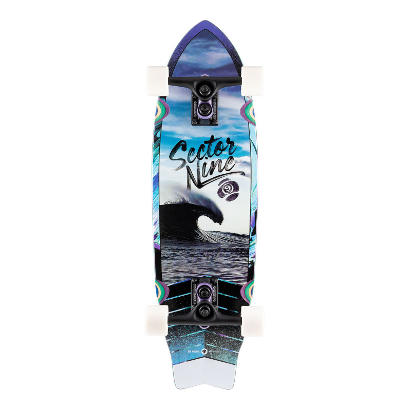 Sector 9 Wavepark Shadow 30" Cruiser Longboard Complete Sector 9 Wavepark Shadow 30" Cruiser Longboard Complete