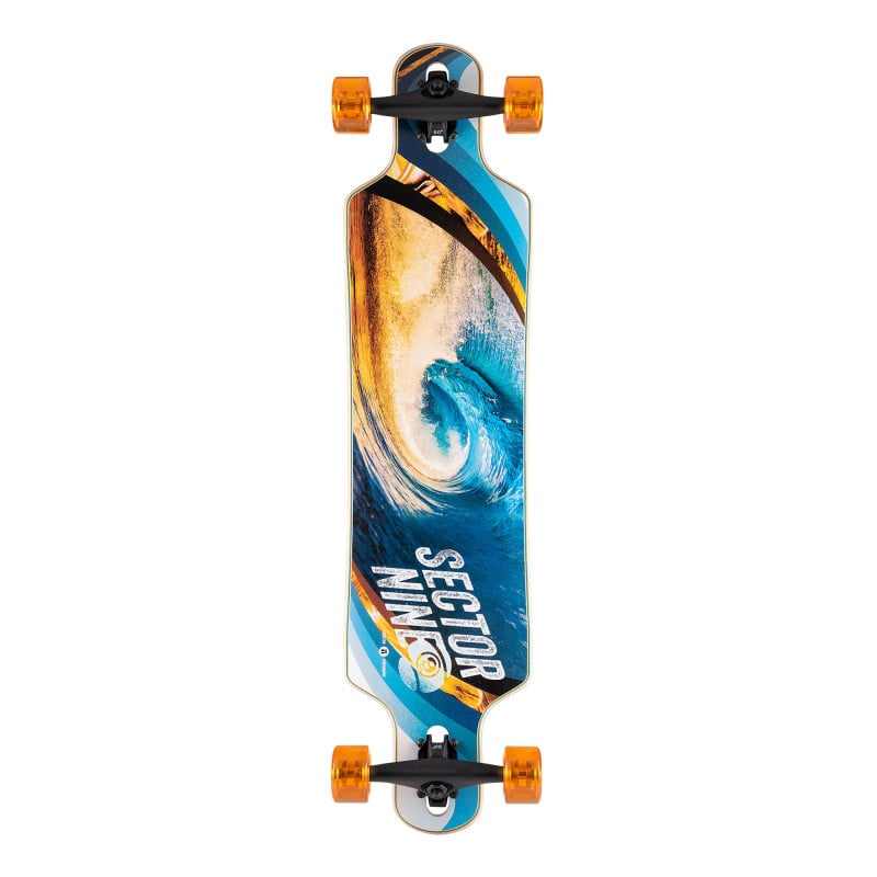 Sector 9 Meridian Swirl Drop Through 40" Longboard Complete