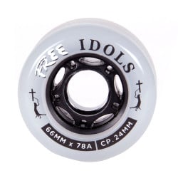 Free Wheels Smoke Idols 66mm 78A Longboard Wheels