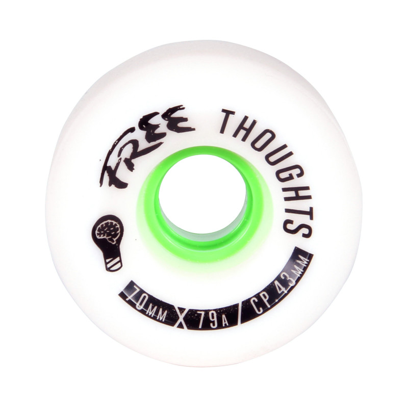Free Wheels Thoughts 70mm 79A Longboard Rollen Free Wheels Thoughts 70mm 79A Longboard Rollen