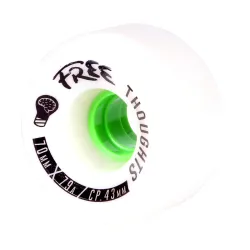 Free Wheels Thoughts 70mm 79A Longboard Roues