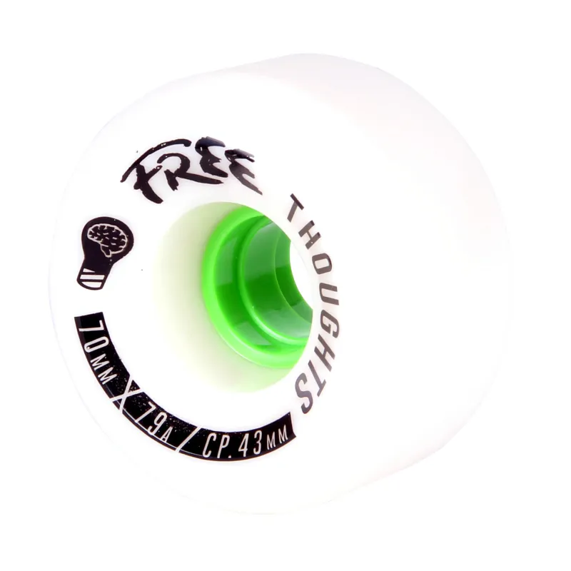 Free Wheels Thoughts 70mm 79A Longboard Ruote