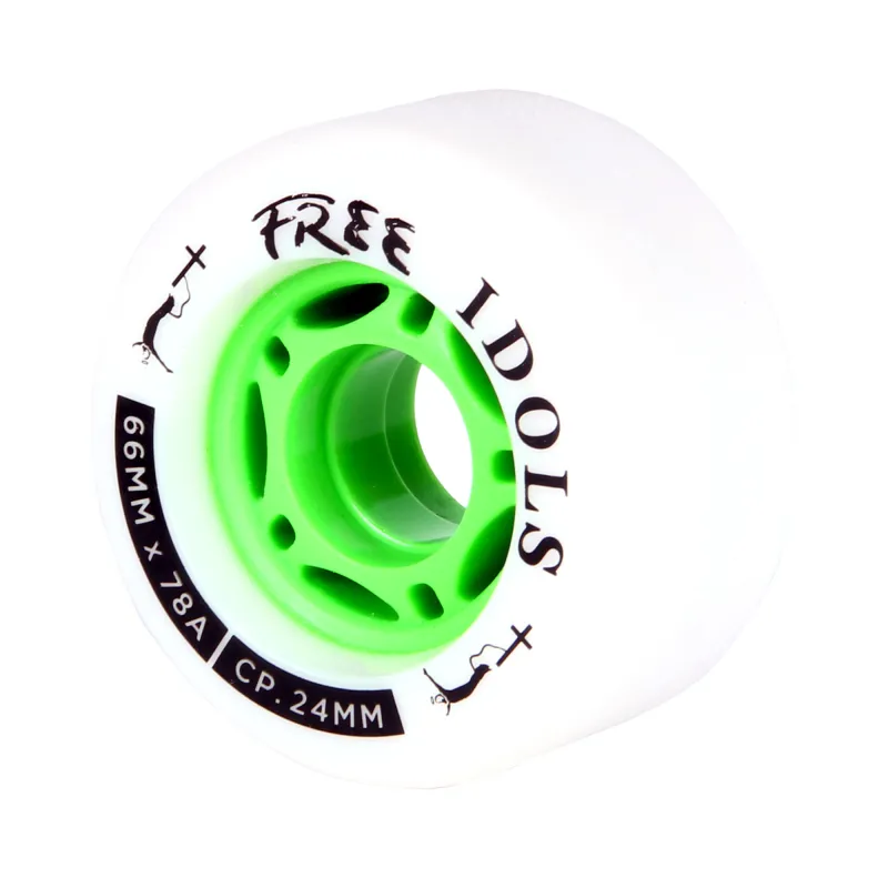 Free Wheels Platinum Idols 66mm 78A Longboard Wheels