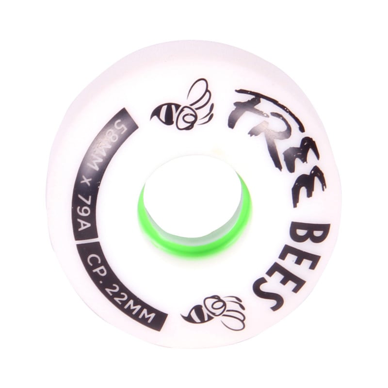 Free Wheels Bees 58mm 79A Longboard Wielen