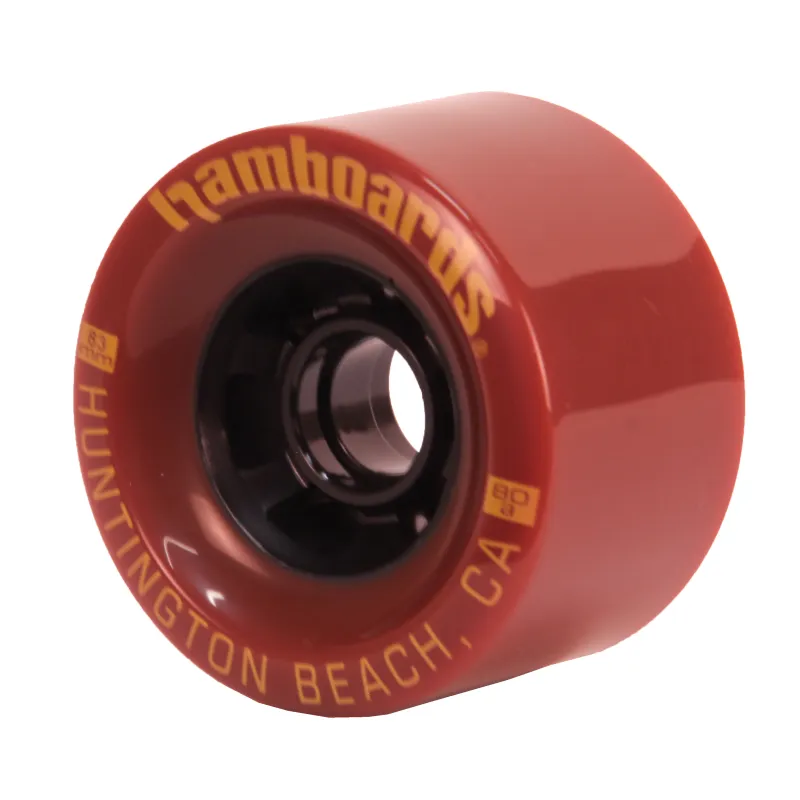 Hamboards PU 83mm 80A Longboard Wheels