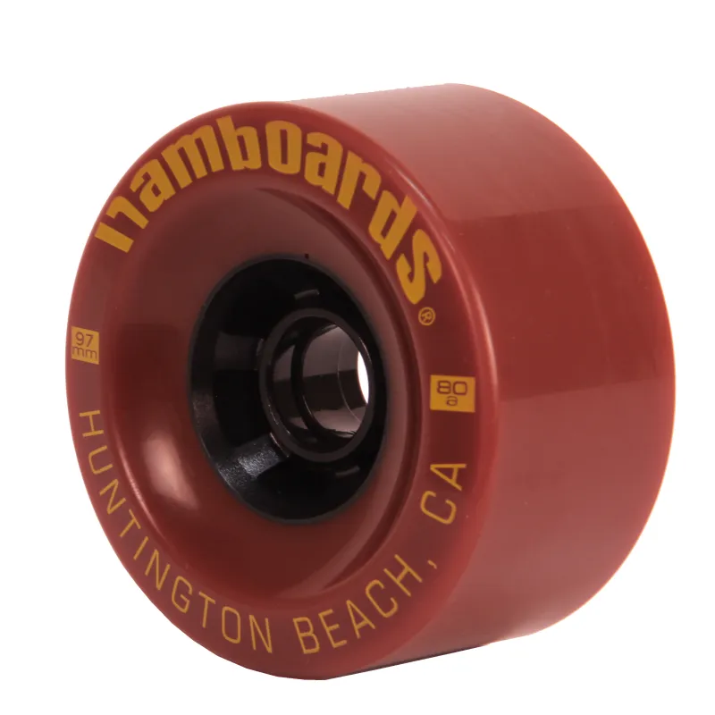 Hamboards PU 97mm 80A Longboard Wheels