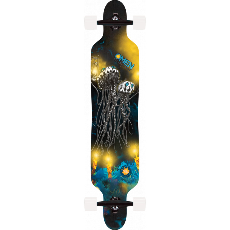 Omen Fools Go Aimlessly 41.5" Drop Through Longboard Complete