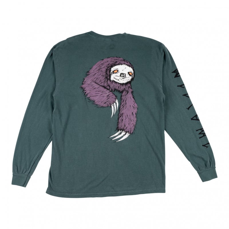 Welcome Sloth Garment-Dyed Longsleeve