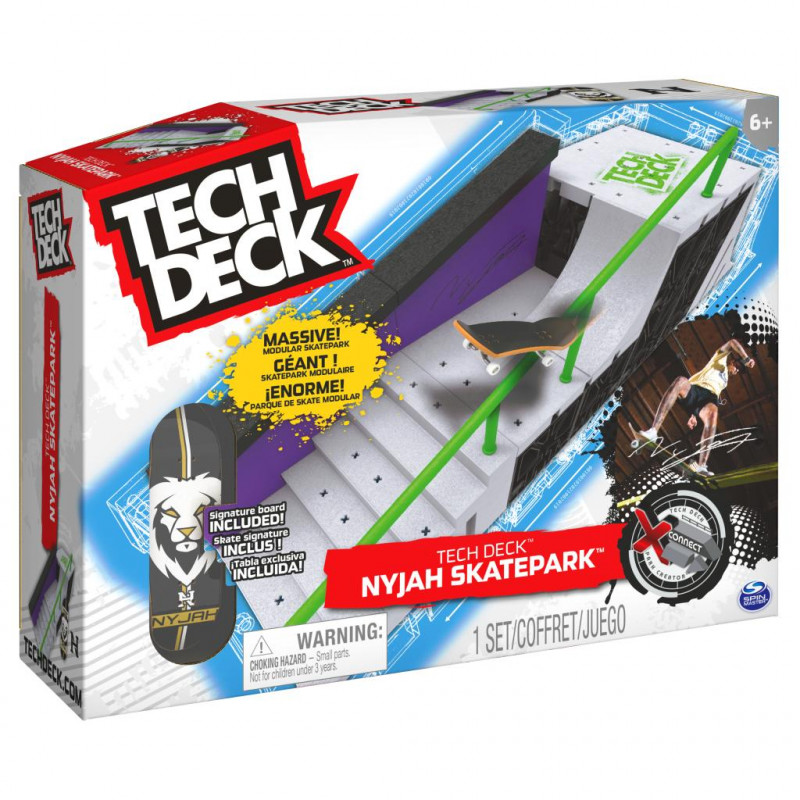 Tech Deck Fingerboard Nyjah Huston Skatepark Tech Deck Fingerboard Nyjah Huston Skatepark