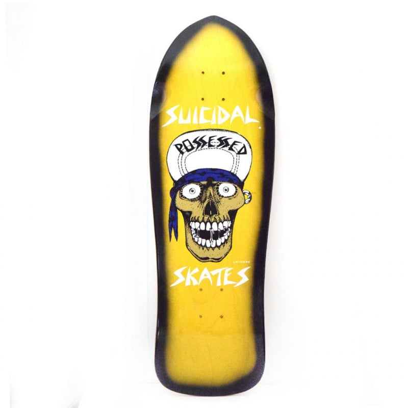 Dogtown Suicidal Skates Punk Skull 10.125" Old School Skateboard Deck