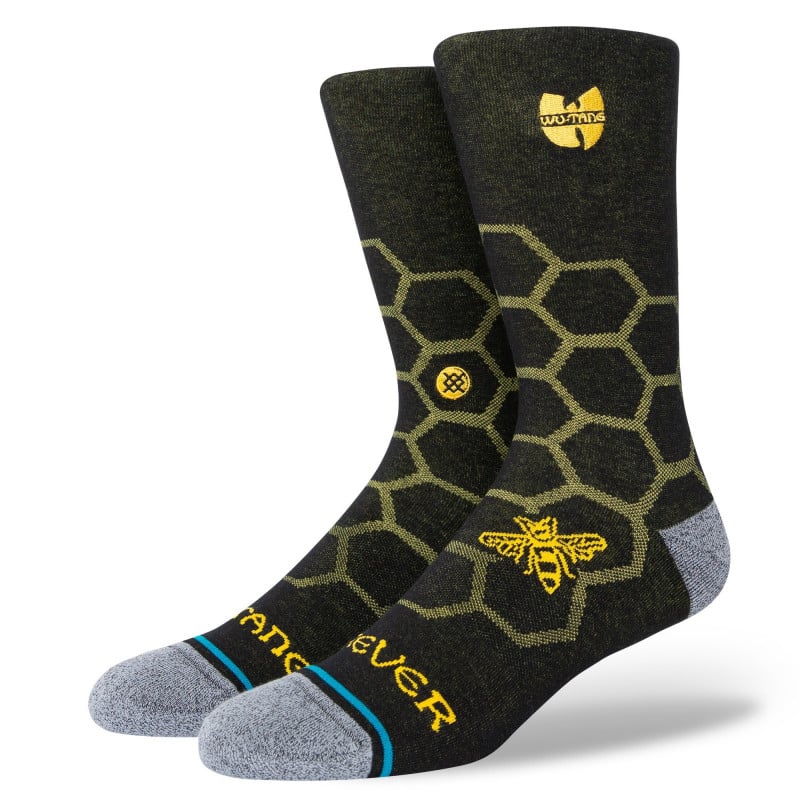 Stance Socks No Mercy Crew Black M Stance Socks No Mercy Crew Black M