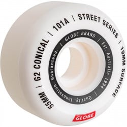 Globe G2 Conical Street 53mm 101A Skateboard Wheels