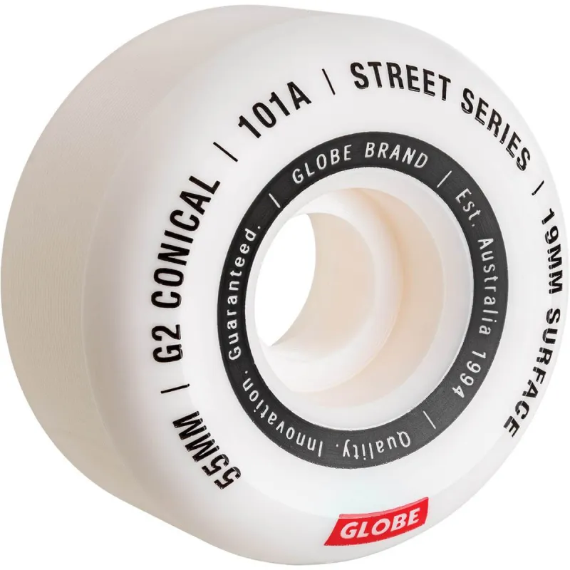 Globe G2 Conical Street 55Mm 101A Skateboard Ruote