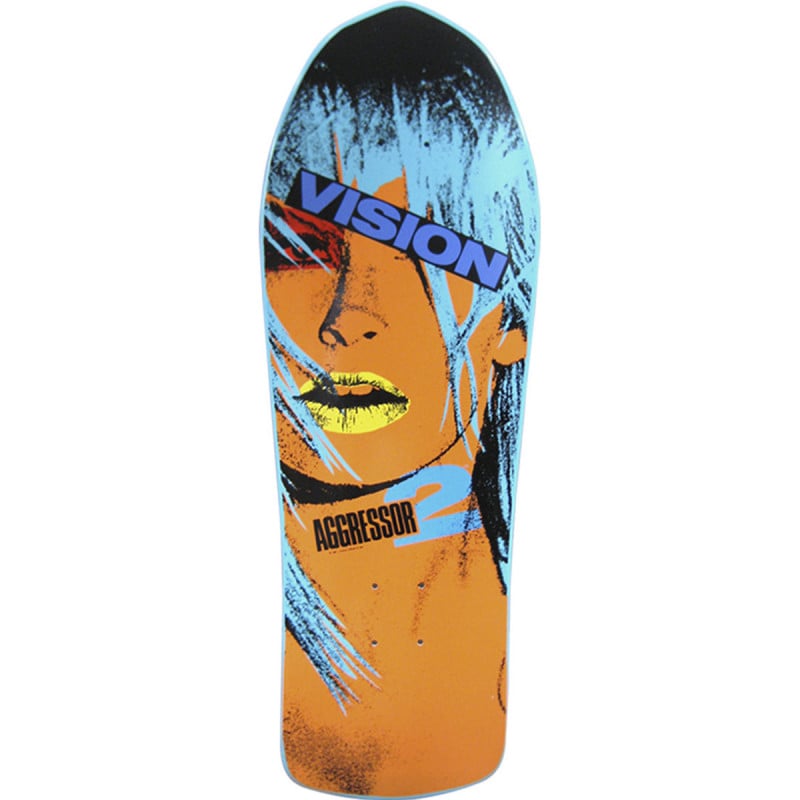 Vision Aggressor 2 Modern Concave 10" Old School Skateboard Deck