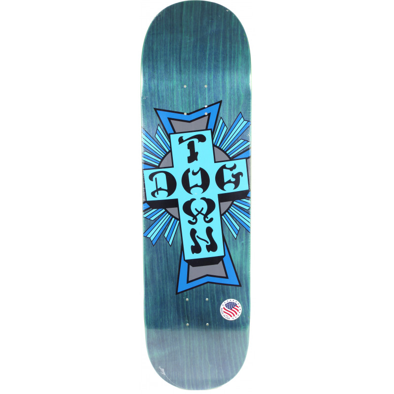 Dogtown Street Cross Blue Cross 8.25" Skateboard Deck