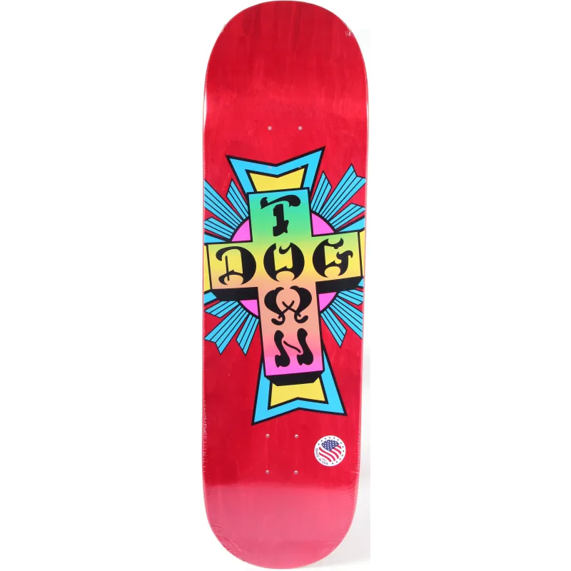 Dogtown Street Cross Neon Cross 8.25" Skateboard Deck