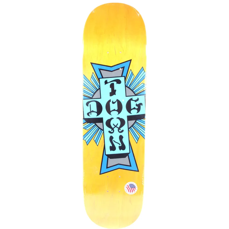 Dogtown Street Cross Blue Cross 8.5" Skateboard Deck