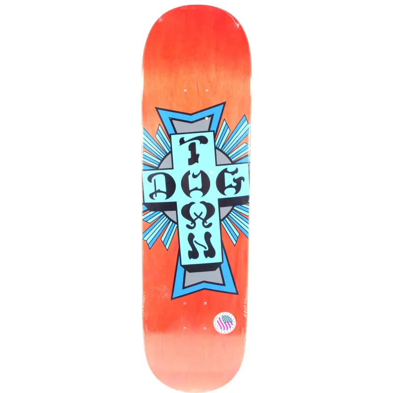 Dogtown Street Cross Blue Cross 8.5" Skateboard Deck