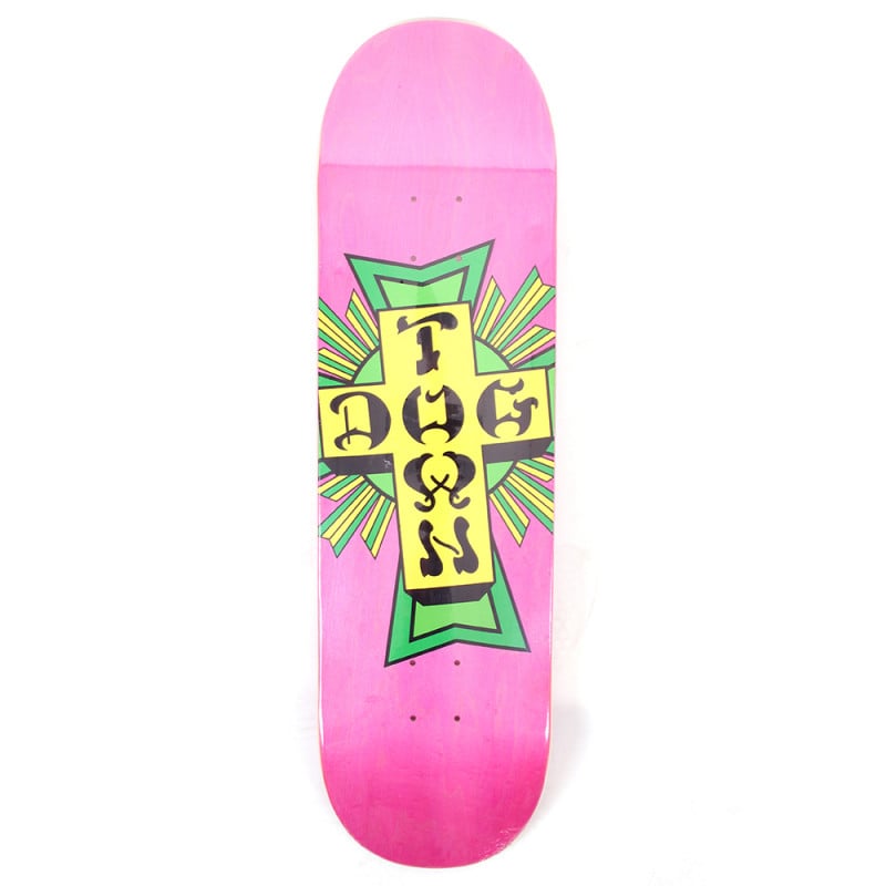 Dogtown Street Cross Green Cross 8.75" Skateboard Deck