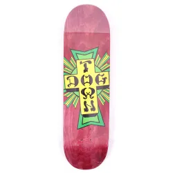 Dogtown Street Cross Green Cross 8.75" Skateboard Deck