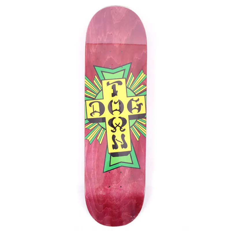 Dogtown Street Cross Green Cross 8.75" Skateboard Deck