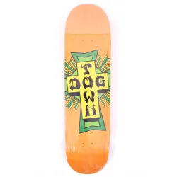 Dogtown Street Cross Green Cross 8.75" Skateboard Deck