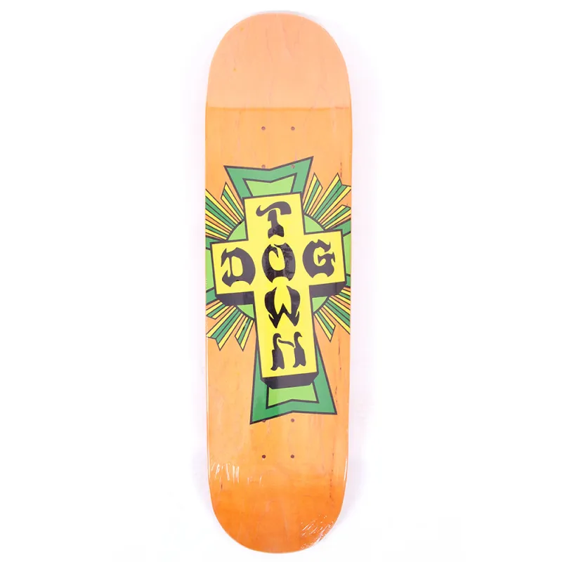 Dogtown Street Cross Green Cross 8.75" Skateboard Deck