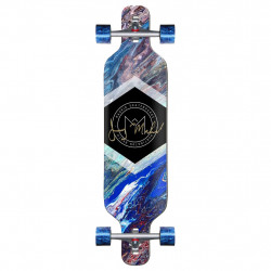 Madrid Azul 40" Drop Through Longboard Complete