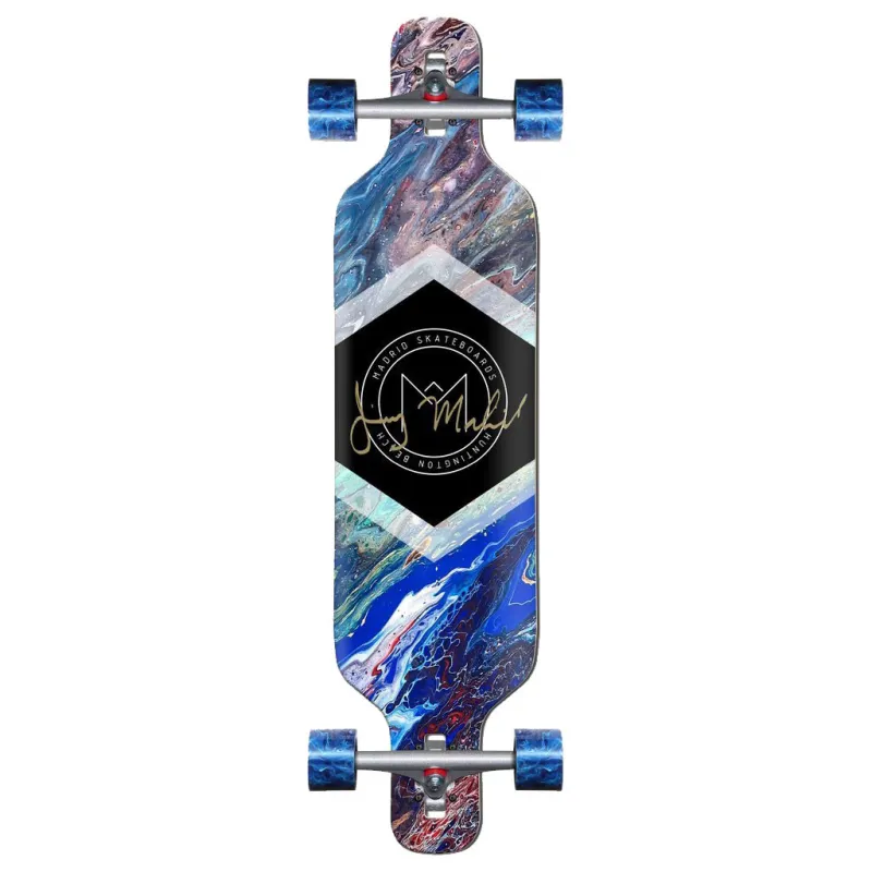 Madrid Azul 40" Drop Through Longboard Complete