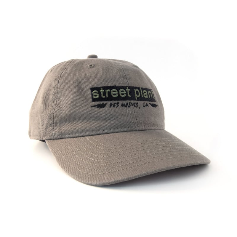 Street Plant Des Moines Logo Dad Hat Cap Street Plant Des Moines Logo Dad Hat Cap