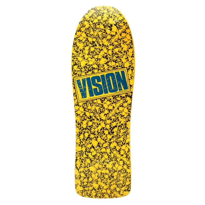 Vision Punk Skull Modern Concave 10" Old School Skateboard Deck